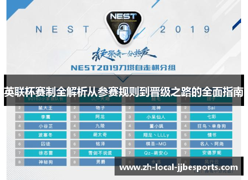 英联杯赛制全解析从参赛规则到晋级之路的全面指南