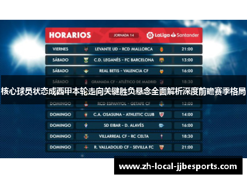 核心球员状态成西甲本轮走向关键胜负悬念全面解析深度前瞻赛季格局 核心球员状态成西甲本轮走向关键胜负悬念全面解析深度前瞻赛季格局